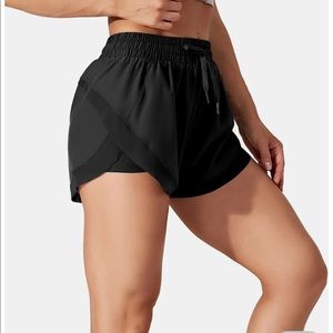 Halara Mesh 2 in 1 Black Shorts